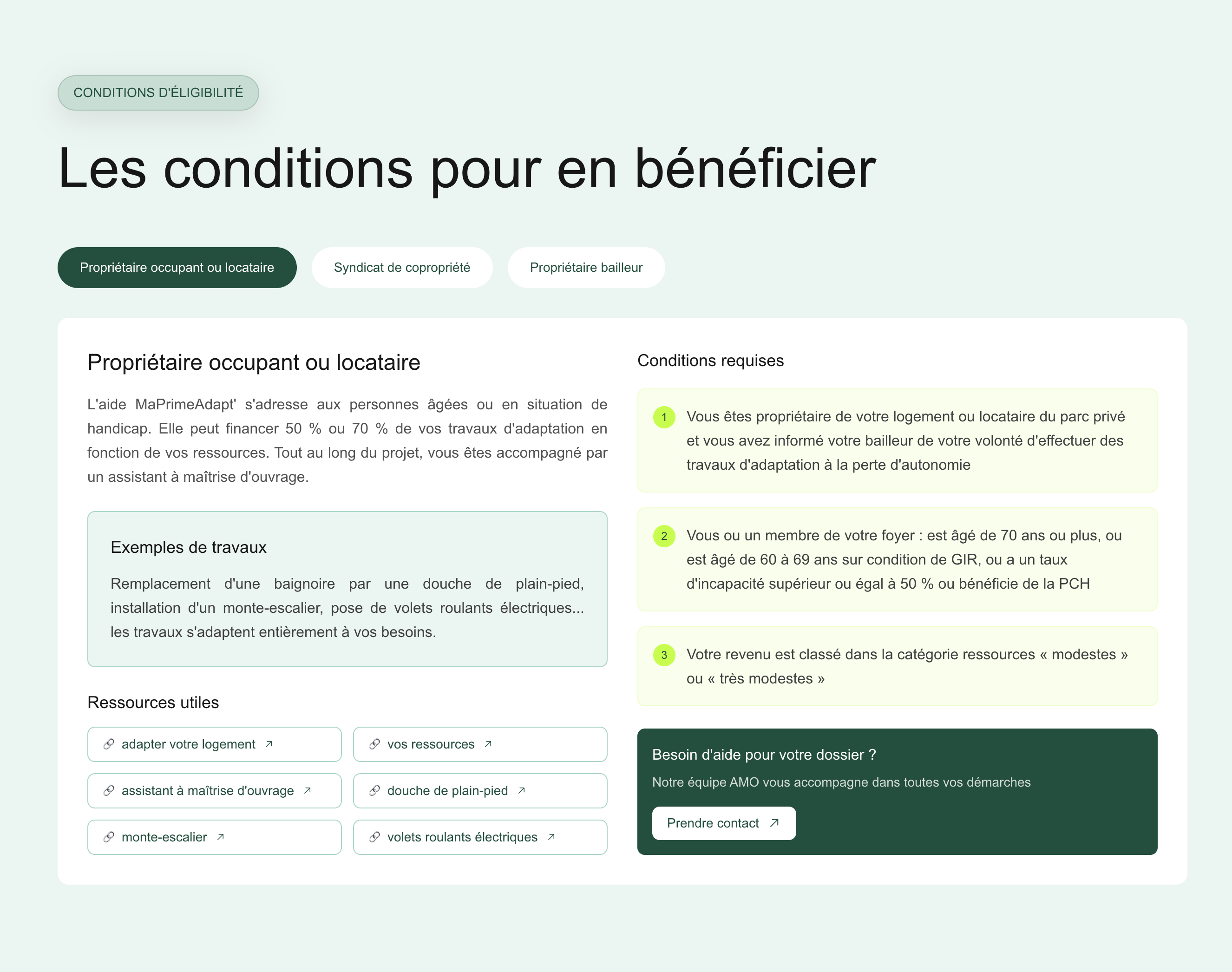 Services de diagnostic