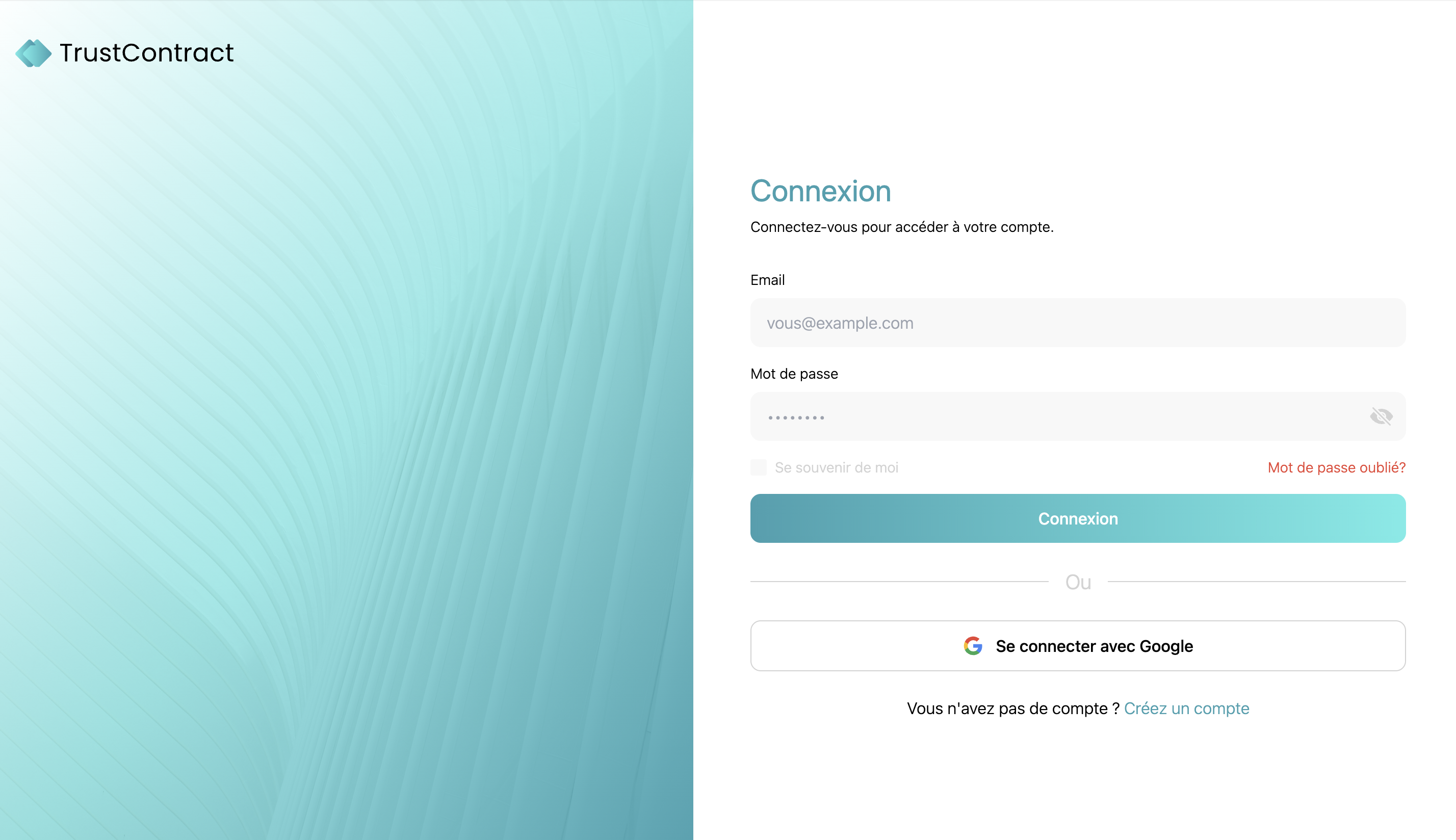 Tableau de bord global